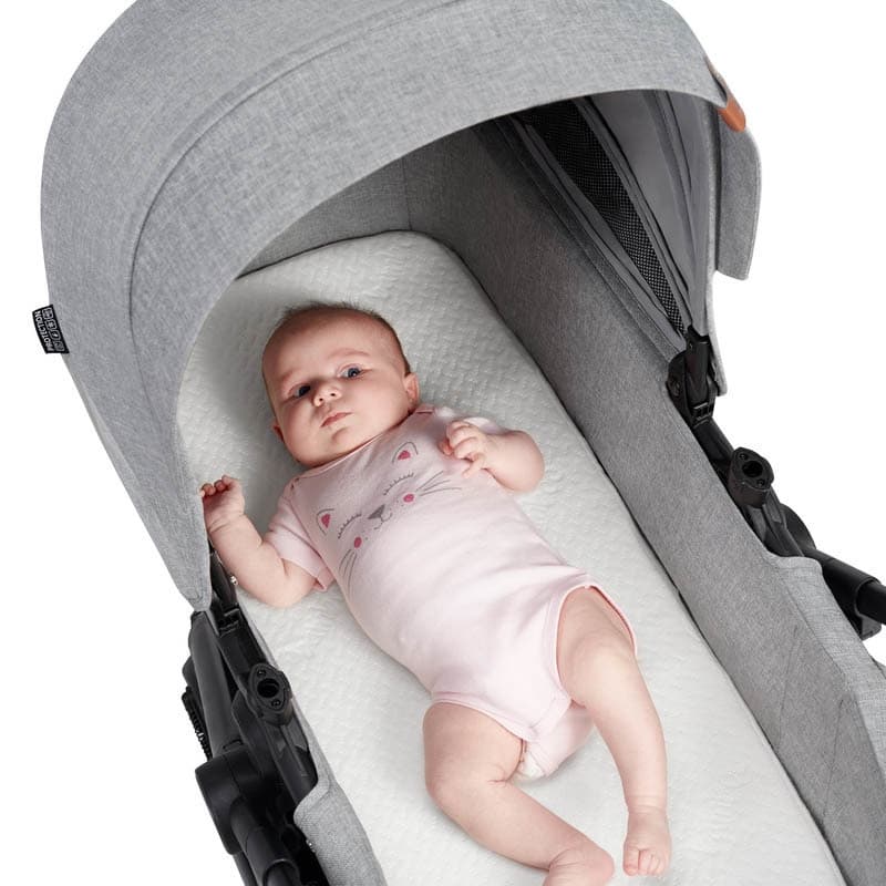 Kinderkraft Poussette Convertible 3en1 Btour Grise Claire, kinderkraft grise claire 114 x 60 x 91 — vue 4 sur 5