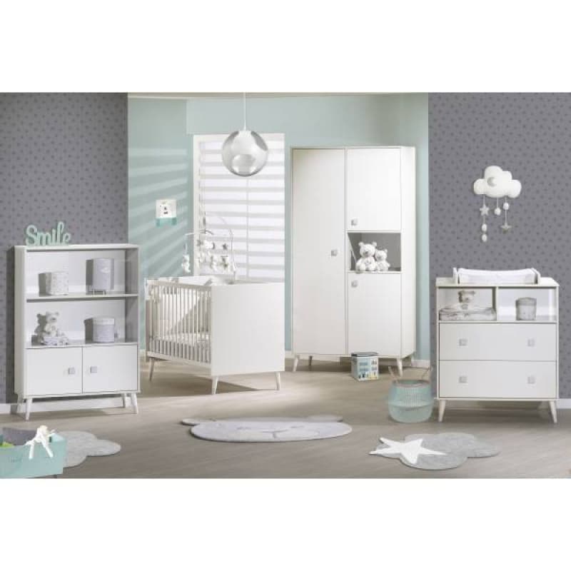 Bibliotheque Candie, candie sauthon easy blanc l 86 x h 123 x p 36 per — vue 2 sur 2