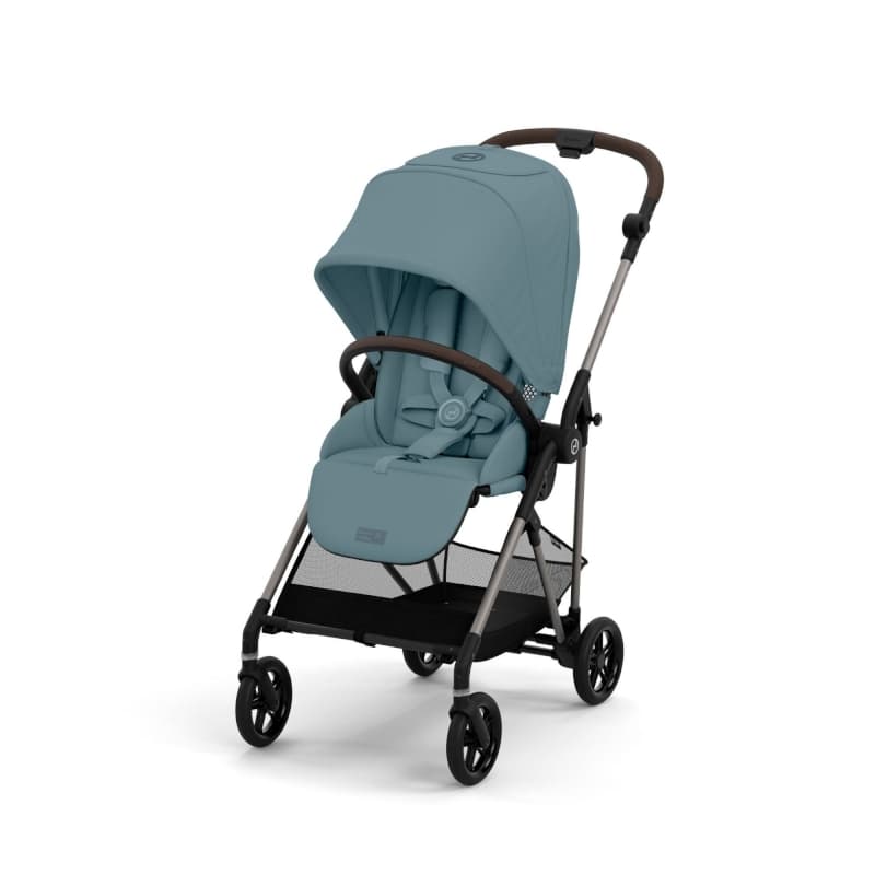 Poussette Melio 4, stormy blue gold cybex 07-24 — vue 1 sur 5
