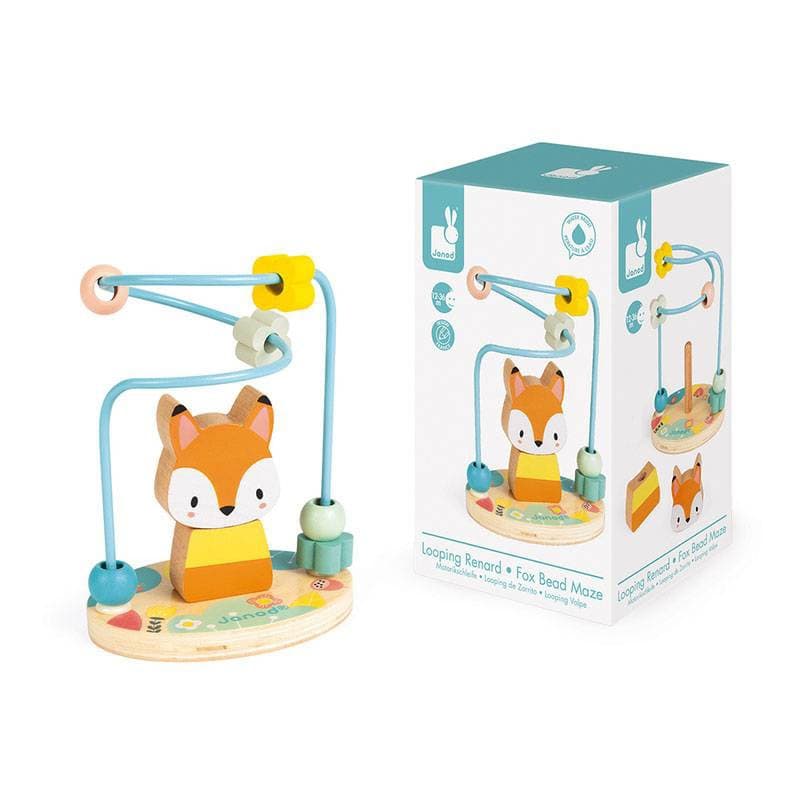 Looping Renard Pure, jouets d'eveil janod multicolore 11 x 8 x 15 collection 2019 — vue 2 sur 3