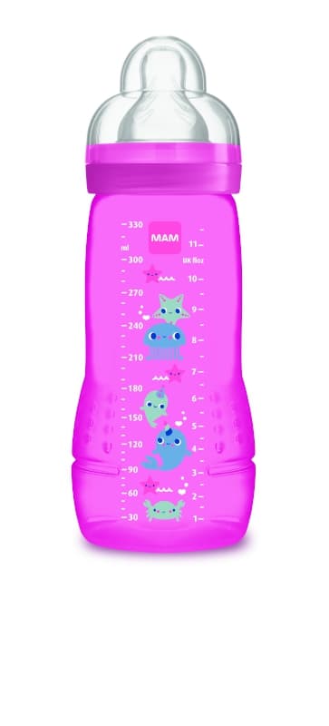 Mam Bib Easy Active Fil330ml 1, rose 330ml