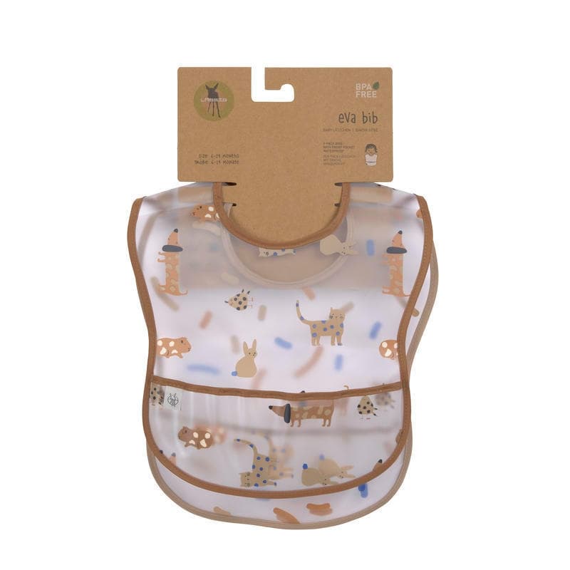 Lot de 2 Bavoirs avec Poche Eva Little Mateys, little mateys bleu royal a-22 — vue 2 sur 4