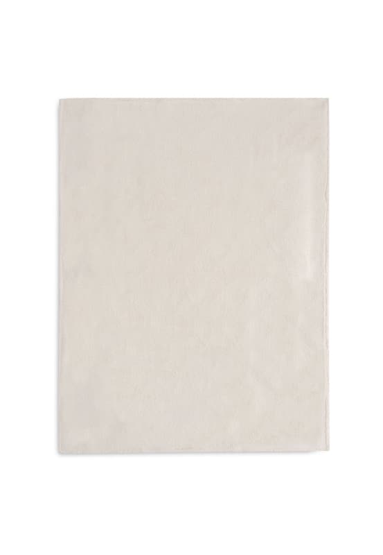 Couverture Berceau Fleece, oatmeal 75x100cm check knit jollein h-24 — vue 2 sur 5