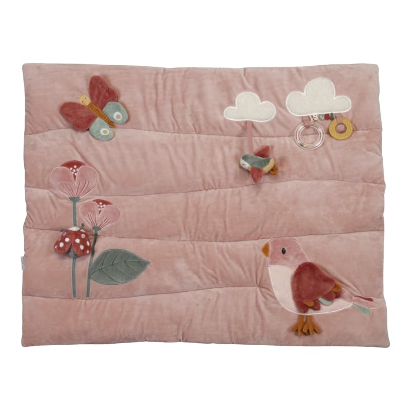 Tapis de Parc - Flowers & Butterflies, flowers & butterflies little dutch rose — vue 1 sur 3