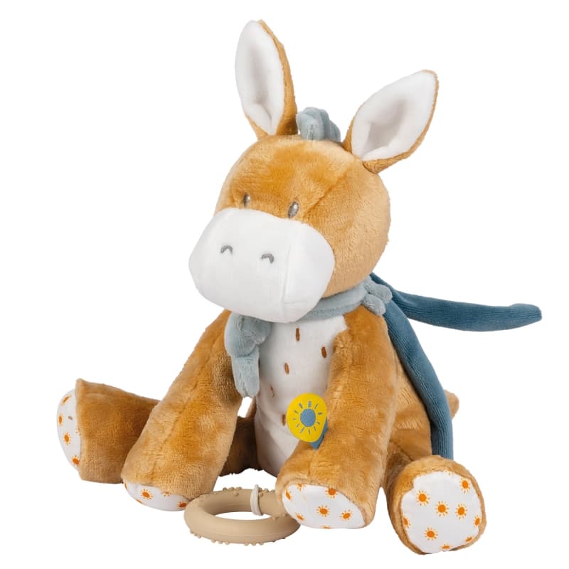 F&l Peluche Musicale Ane Leo, felix&leo nattou multicolore e-24