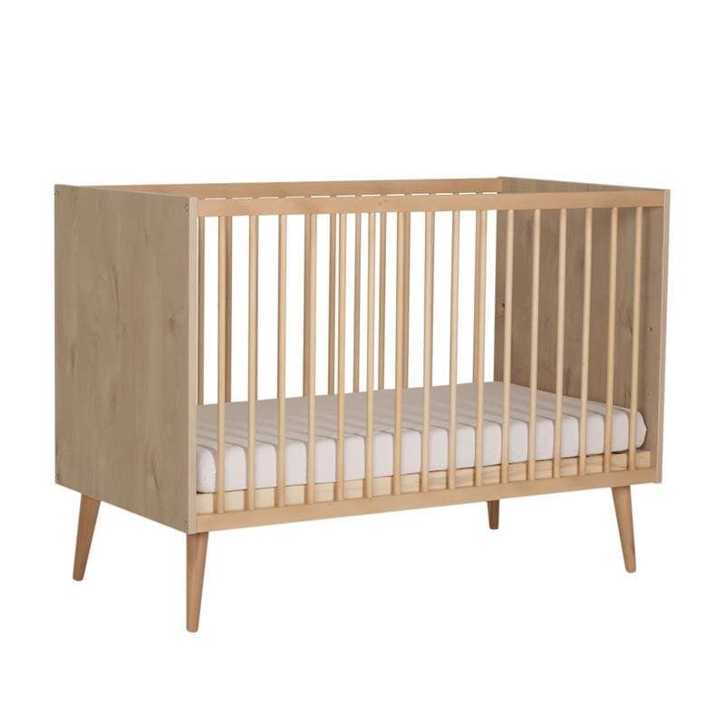 Lit 60x120 Cocoon Natural Oak, cocoon quax chêne naturel 124x65x89h — vue 1 sur 4