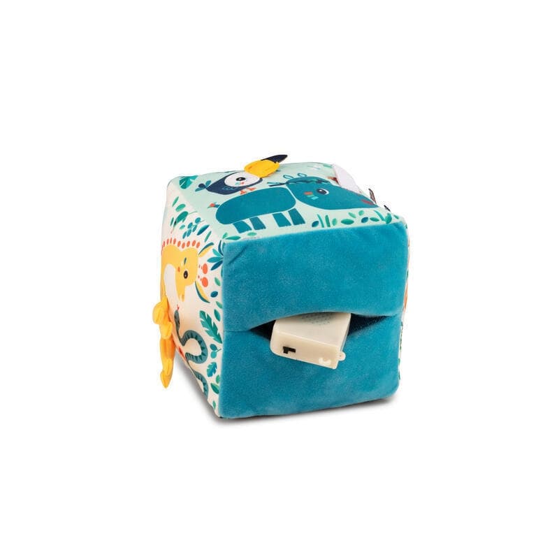 Cube Sonore d'Activites Jungle, je decouvre lilliputiens multicolore 13 x 13 x 13 collection 2022 a/h — vue 2 sur 5