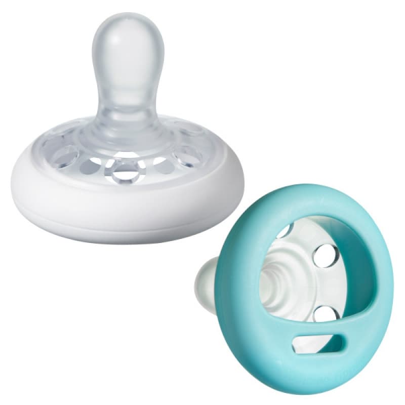 Sucette Ctn - Forme Naturelle X2 0-6 Mois, tommee tippee multicolore — vue 1 sur 3