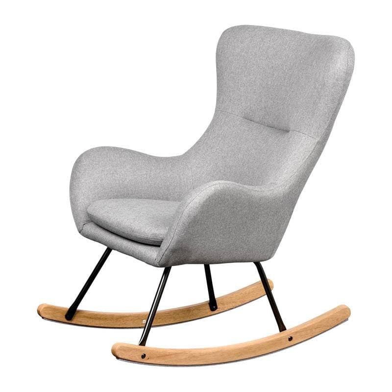 Chaise a Bascule Basic Soft Grey, quax gris 75x80x102h cm — vue 3 sur 3