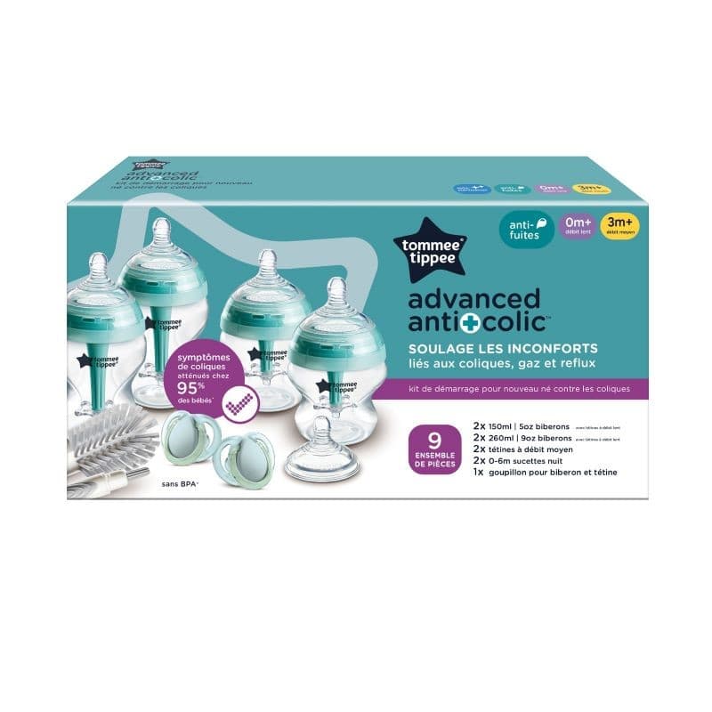 Coffret Naissance Avanced Anti Colique Mixte, tommee tippee