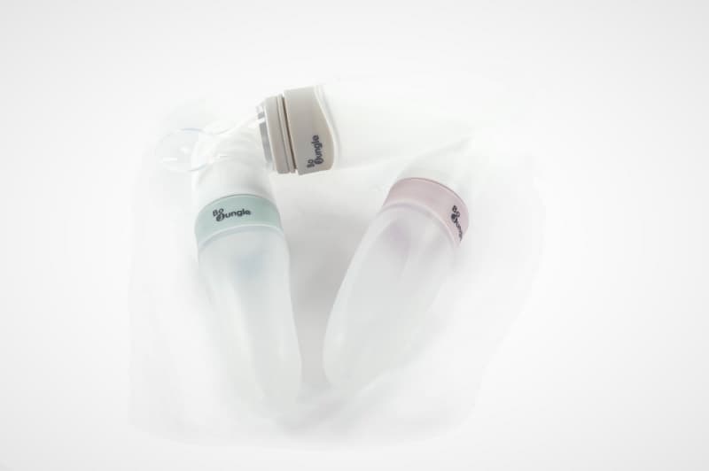 B-cuillere Distributrice en Silicone Rose, bo jungle rose — vue 1 sur 4