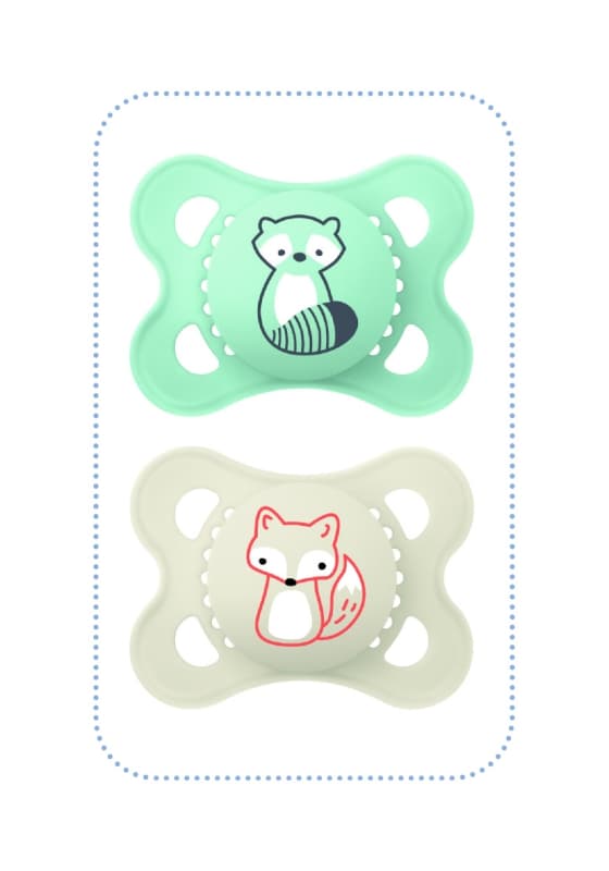 Mam Sucet Orig Nat M2-6m Sil+2, mat panaché 2-6m — vue 1 sur 3