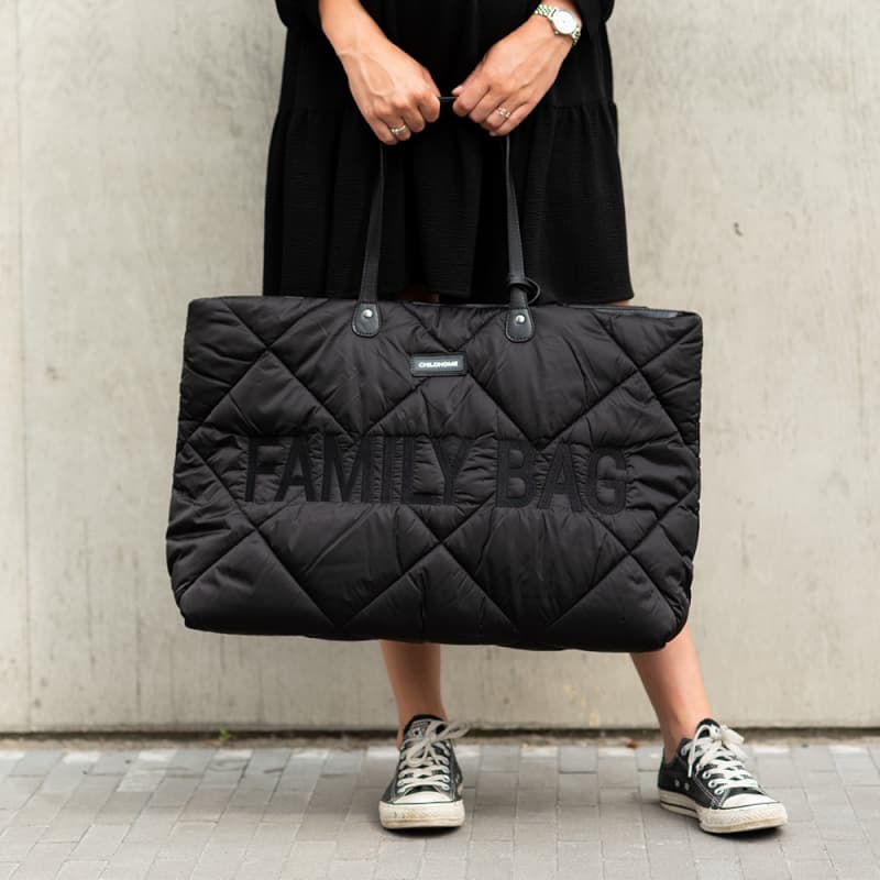 Family Bag Matelasse, sacs a langer black — vue 4 sur 4