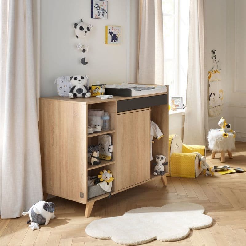 Commode a Langer Evolutive en Bureau Gri Nova Gris Volcan Nova, nova meuble — vue 4 sur 5