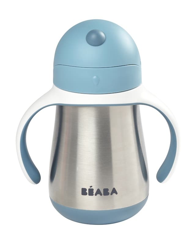 Tasse Paille Inox, bleu — vue 2 sur 4