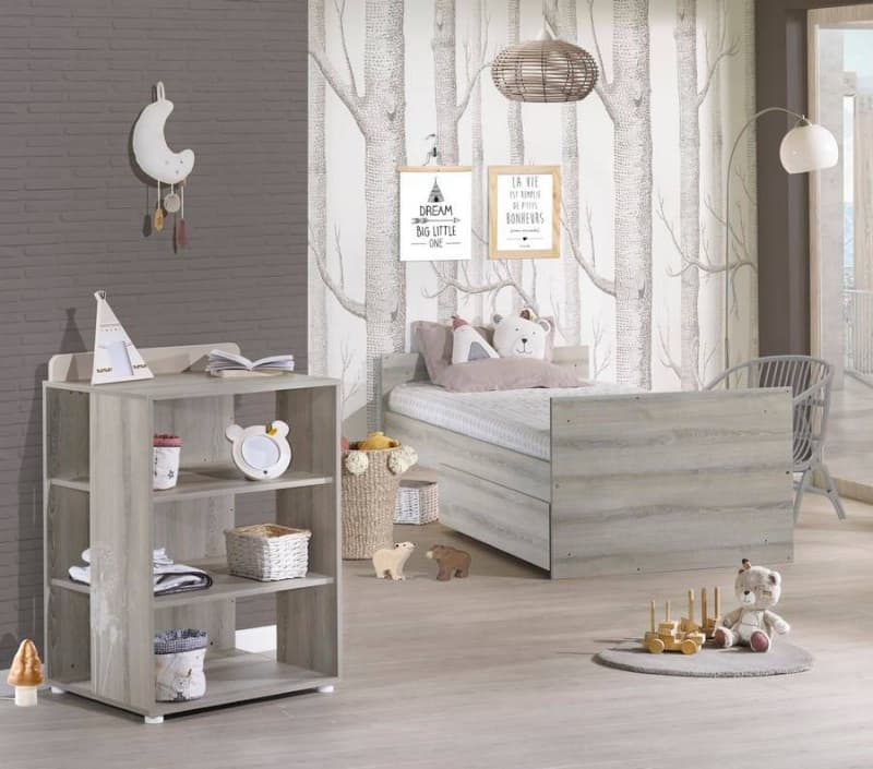 Lit Combine Transformable Forest, forest sauthon selection frene cendre per — vue 1 sur 3