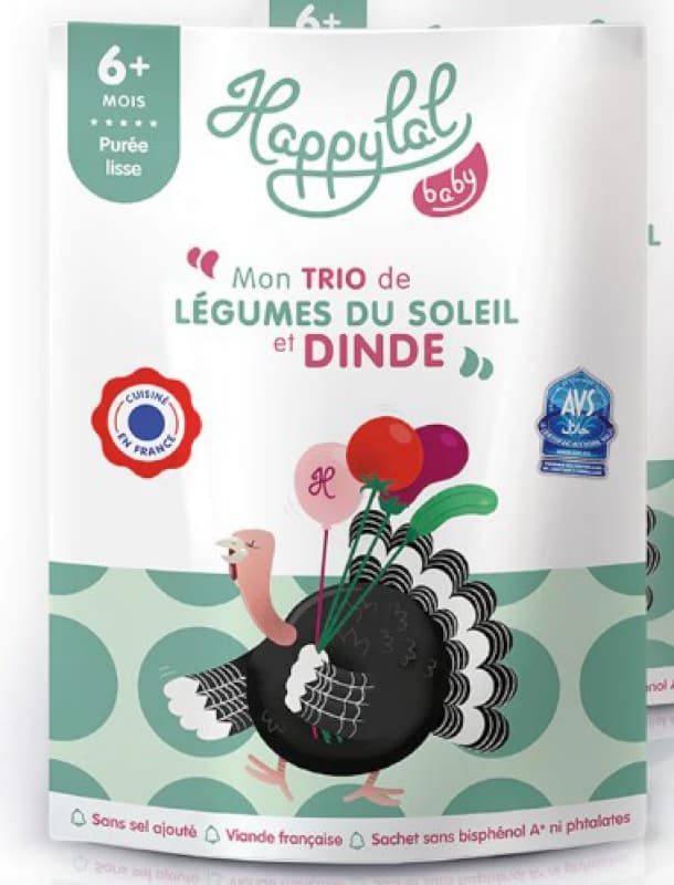 Mon Trio de Légumes du Soleil et Dinde 6m — vue 1 sur 3