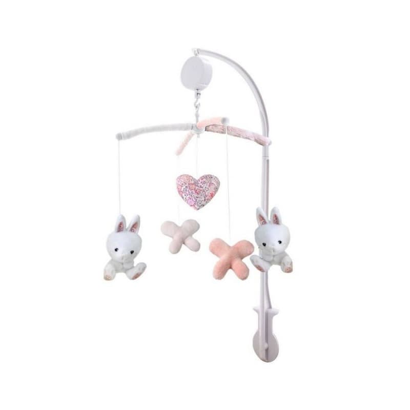 Mobile Musical Lapinou, domiva domiva lapinou 60x40cm