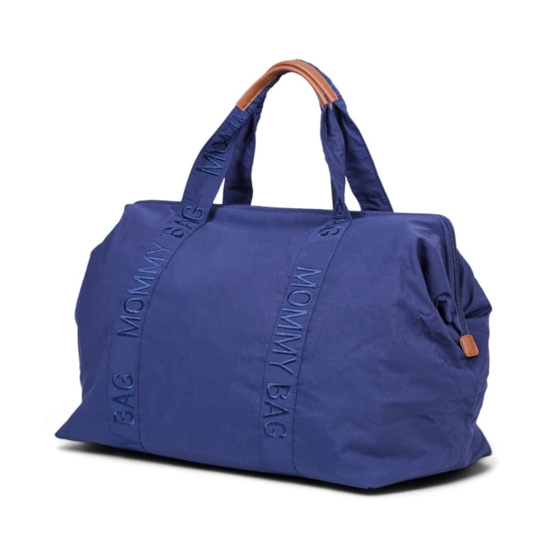 Mommy Bag Signature Urban, bleu 25 bagagerie childhome — vue 3 sur 4