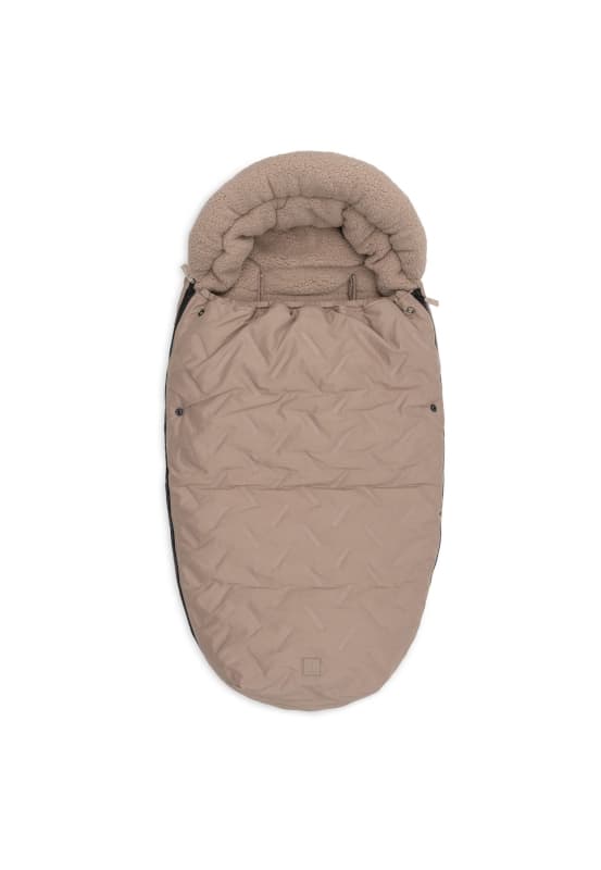 Chanceliere Poussette, milky coffee embossed jollein — vue 1 sur 5