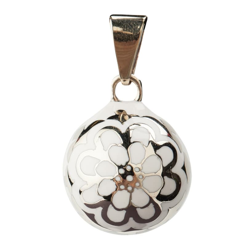 Bijou de Grossesse Bola, bola vo108 fleur blanche spéciale tu per