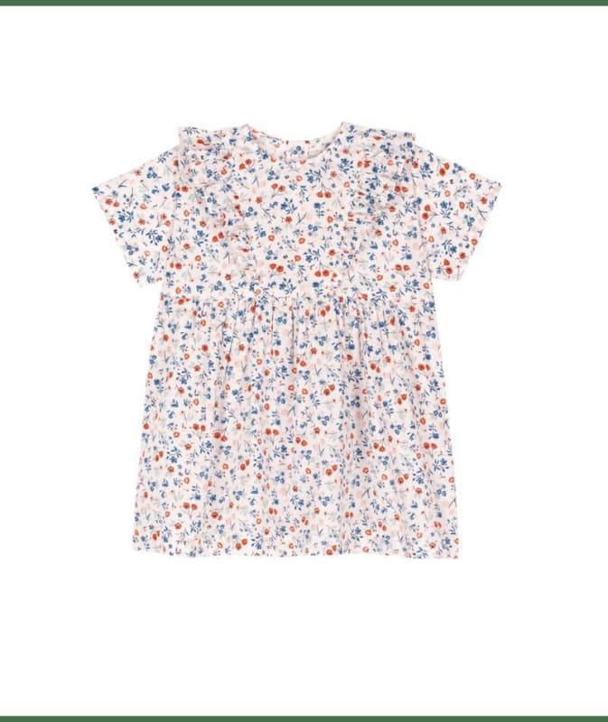Blouse Sm, marshmallow/multico 36m pe2025 selectif early season petit bateau p-25 e-25
