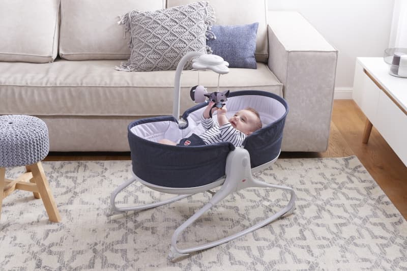 Transat Rocker Napper Evo Blue Jean, tiny love multicolore — vue 2 sur 3