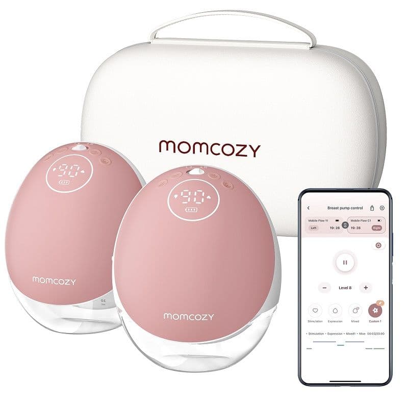 Tire Lait Double M9, maroon momcozy — vue 1 sur 3