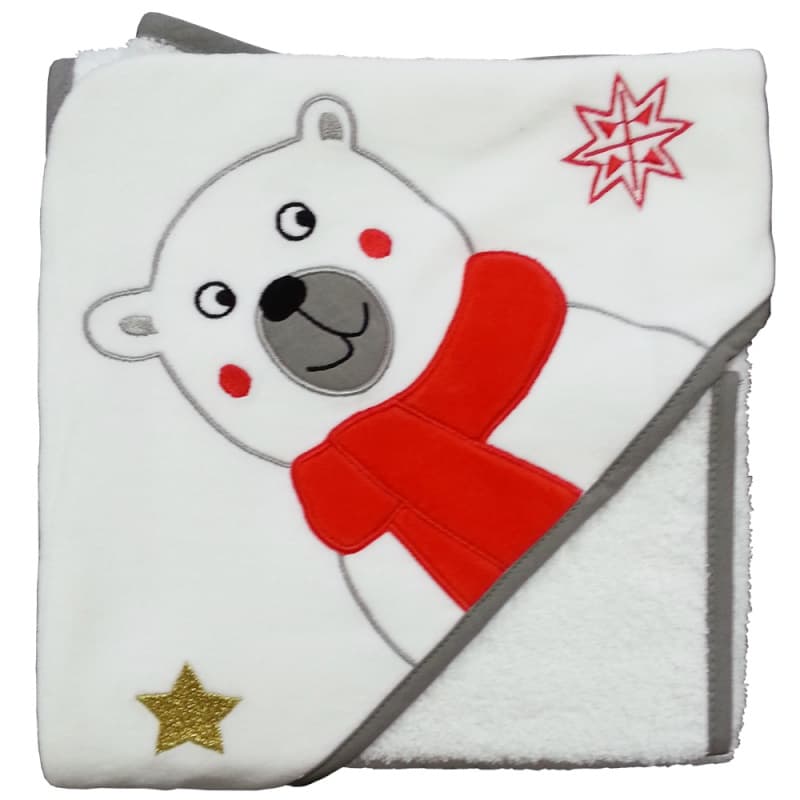 Parure de Bain 80x80 Cm - Ours Eponge