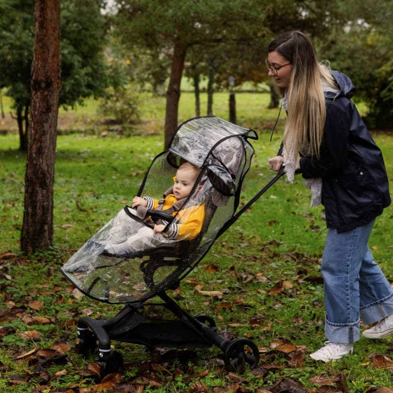 Protection Pluie Baby Cruiser 360⺠Degres Micro, transparent beaba — vue 5 sur 7