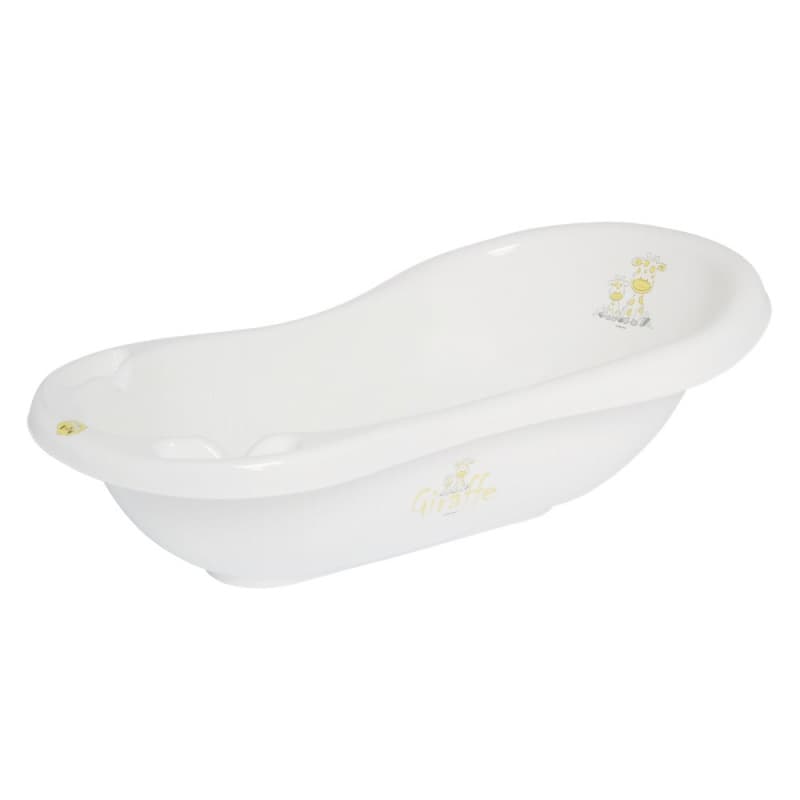 Baignoire 84cm avec Evacuation Blanc Giraffe, maltex