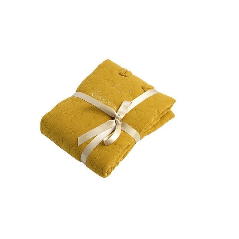 Couvre Lit Rectangle Berceau Topaze, original jaune topaze jaune topaze 50 x 90 x 2 — vue 3 sur 4