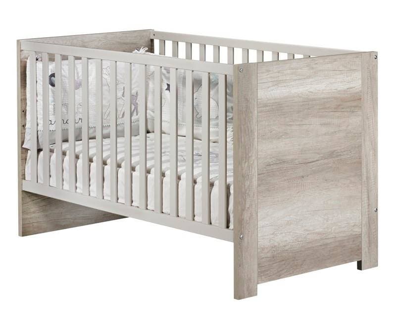 Little Big Bed Emmy, emmy sauthon signature beige cendre/decor chene co — vue 3 sur 5