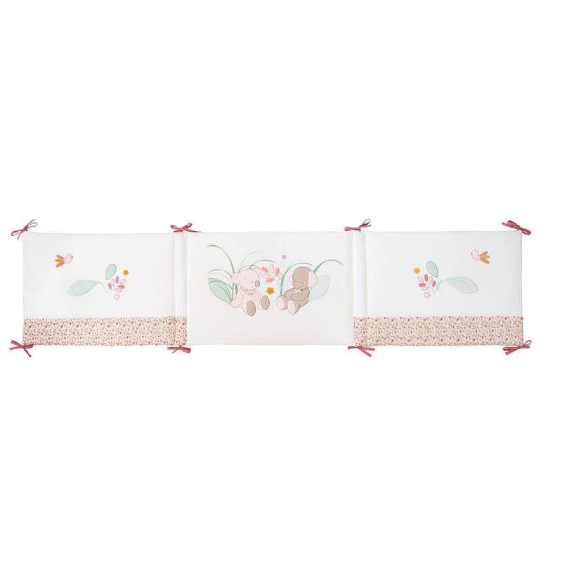Tour de Lit Iris et Lali, iris&lali nattou rose 180x40cm per — vue 2 sur 3
