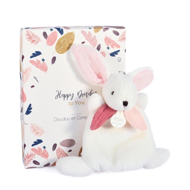 Happy Boho - Doudou, blanc 17cm doudou sensoriel doudou et compagnie a-24 h-24