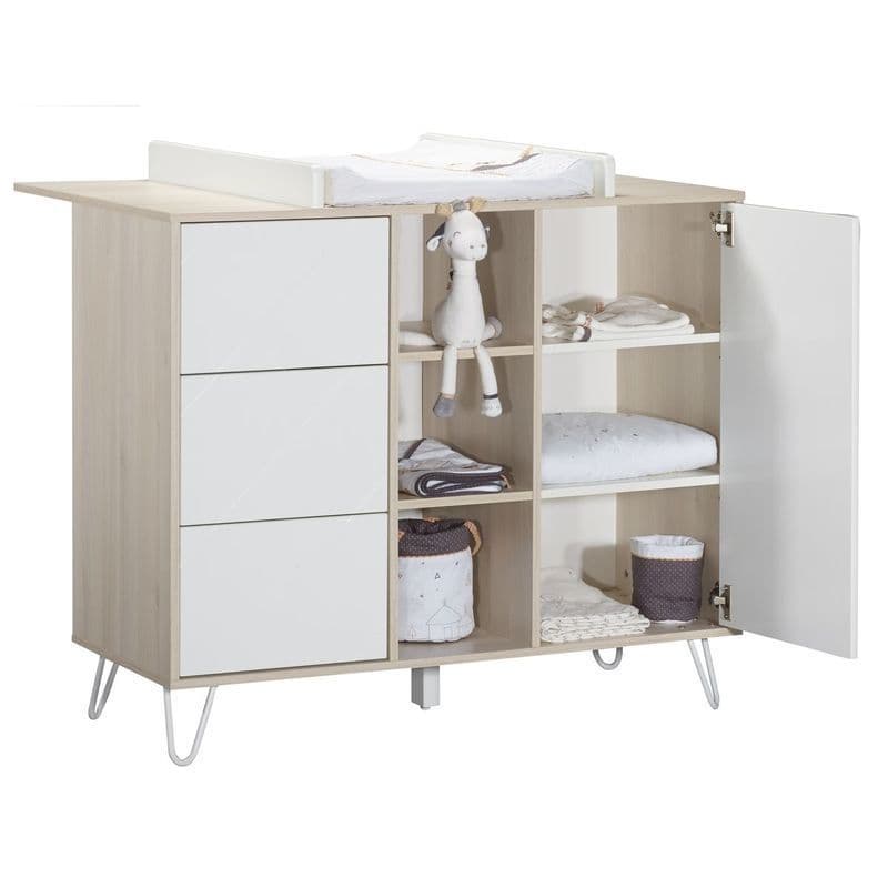 Commode 1 Porte 3 Tiroirs et 3 Niches Happy, happy meuble — vue 4 sur 5