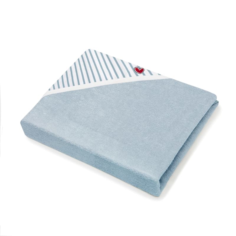 Serviette Papillon - Blue Stripes - Bambou, babytolove per — vue 1 sur 2