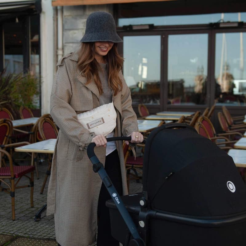 Banane Sac a Langer Armelle, coton beige baby on board 26/07 — vue 2 sur 5