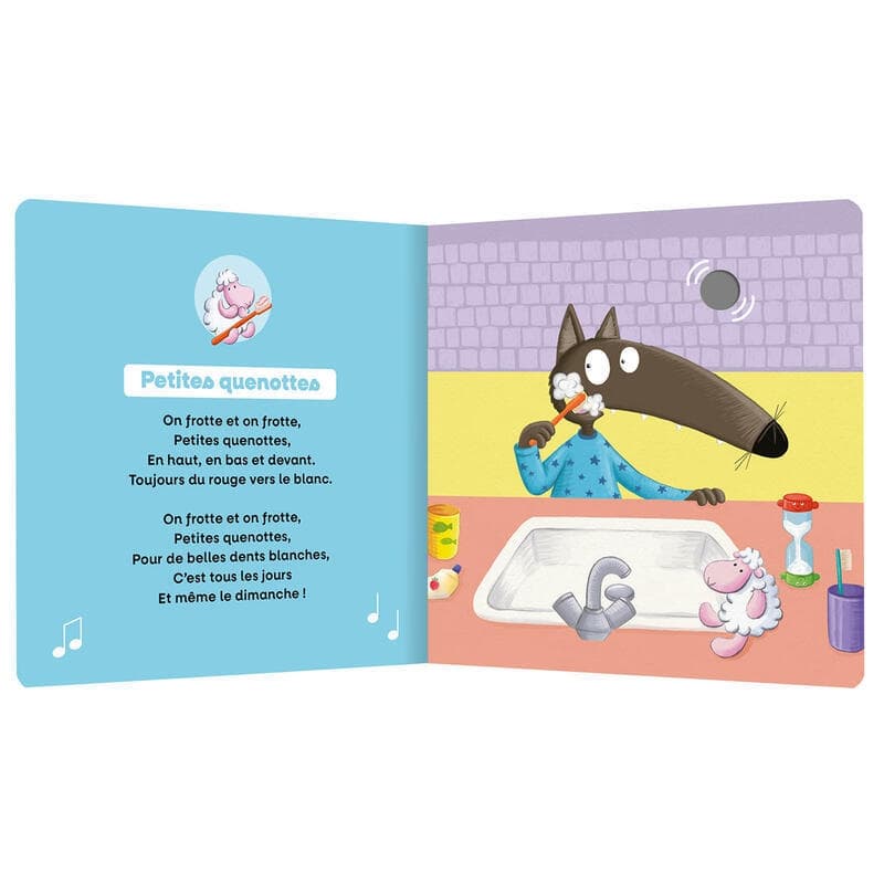 P'tit Loup - Mes Comptines pour Bien Grandir, 12m auzou 09-24 — vue 1 sur 2