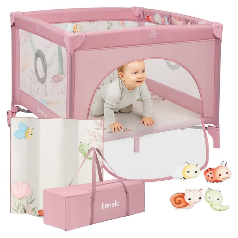 Parc Bebe Mille Plus, rose lionelo — vue 1 sur 2