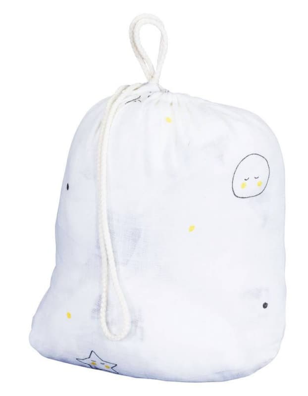 Draps Housse Coton Bio Lot de 2, babyfan sauthon babydeco 65 x 9,5 x 130 ete — vue 2 sur 3