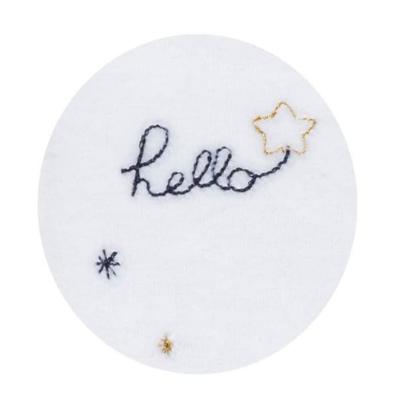 Pyjama Velours Blanc Garcon, hello textile sauthon babywear 50 x 27 x 1 — vue 3 sur 3