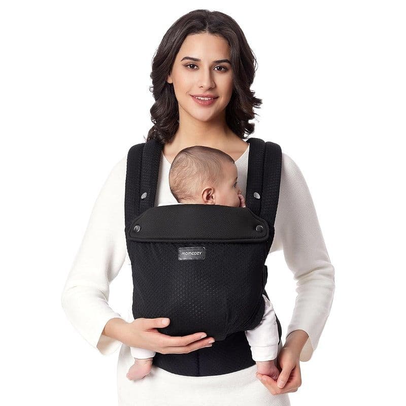 Porte Bebe Air Mesh, black momcozy — vue 2 sur 2