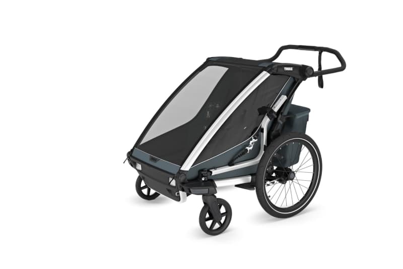 Chariot Cross 2 G3, slate active with kids thule — vue 1 sur 5