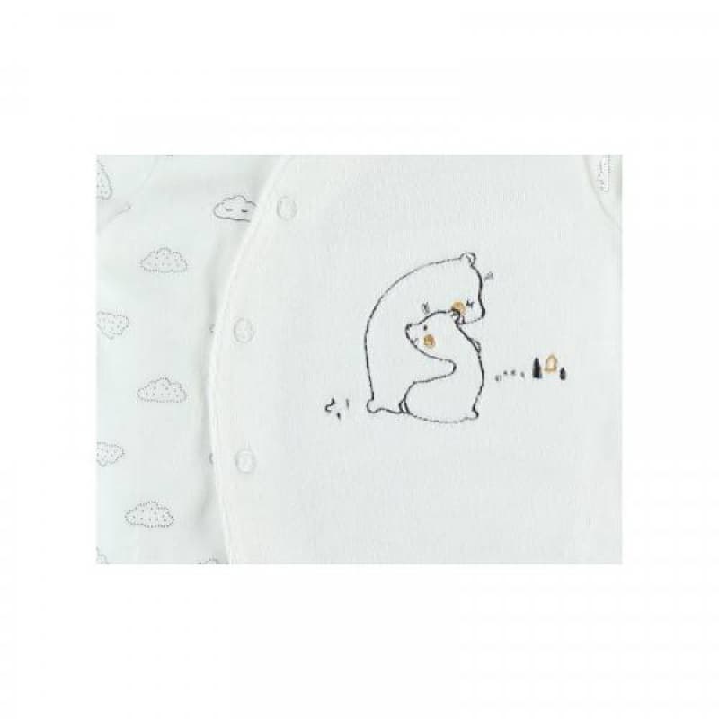 Pyjama en Velours Timeless 6 Mois, ecru 6m permanent — vue 2 sur 3