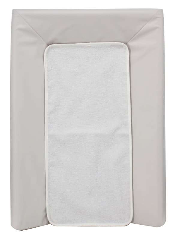 Matelas a Langer Luxe + 1 Serviette Eponge Blanche Fixation a Scratch 340 Gr