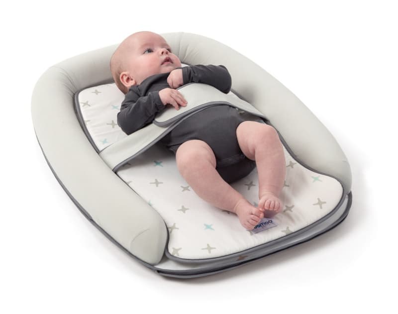 Matelas a Langer Cosycare Doomoo Gris / Bleu — vue 1 sur 2