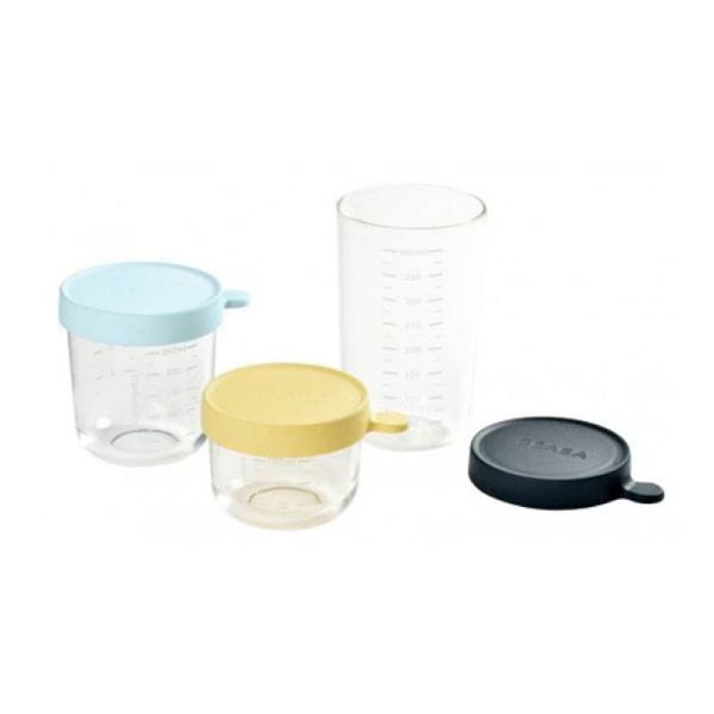 Coffret 3 Portions Verre (150ml Yellow /250 Ml Lig, beaba