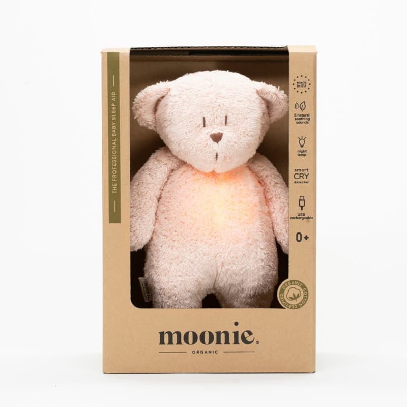 Moonie - Ourson Nature Bio, rose blush moonie 03-24 — vue 2 sur 3