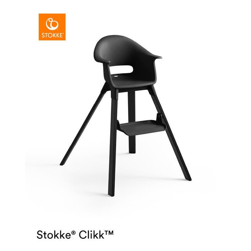 Clikk High Chair, midnight black stokke 2023 — vue 1 sur 4